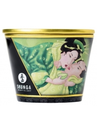 Массажная свеча Exotic Green Tea с ароматом зелёного чая - 170 мл. - Shunga - купить с доставкой в Северодвинске