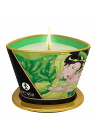 Массажная свеча Exotic Green Tea с ароматом зелёного чая - 170 мл. - Shunga - купить с доставкой в Северодвинске