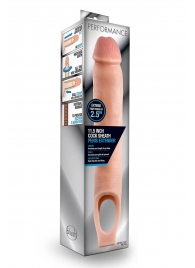 Телесная насадка на пенис 11.5 Inch Cock Sheath Penis Extender - 29,2 см. - Blush Novelties - в Северодвинске купить с доставкой