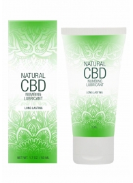 Лубрикант с пролонгирующим эффектом Natural CBD Numbing Lubricant - 50 мл. - Shots Media BV - купить с доставкой в Северодвинске