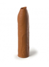 Кофейная насадка-удлинитель Uncut Silicone Penis Enhancer - 17,8 см. - Pipedream - в Северодвинске купить с доставкой