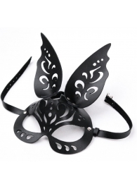 Черная ажурная маска  Зайка  с ушками - Crazy Handmade - купить с доставкой в Северодвинске