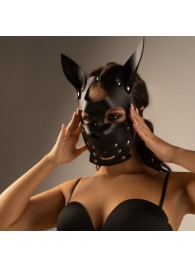 Черная маска  Собака  с ушками - Crazy Handmade - купить с доставкой в Северодвинске