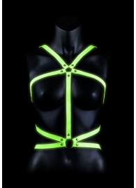 Портупея Body Harness с неоновым эффектом - размер L-XL - Shots Media BV - купить с доставкой в Северодвинске