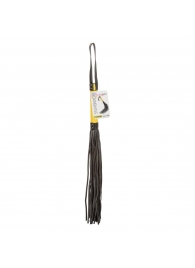 Черная плеть с желтой рукоятью Boundless Flogger - 69,25 см. - California Exotic Novelties - купить с доставкой в Северодвинске