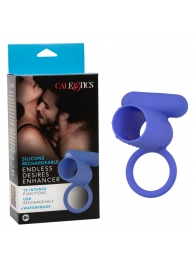 Синее эрекционное виброкольцо Silicone Rechargeable Endless Desires Enhancer - California Exotic Novelties - в Северодвинске купить с доставкой