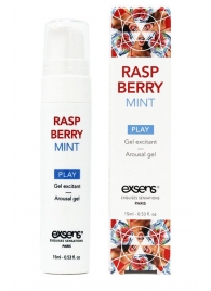 Возбуждающий гель Raspberry Mint с ароматом малины и мяты - 15 мл. - Exsens - купить с доставкой в Северодвинске