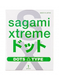 Презерватив Sagami Xtreme Type-E с точками - 1 шт. - Sagami - купить с доставкой в Северодвинске