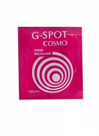 Стимулирующий интимный крем для женщин Cosmo G-spot - 2 гр. - Биоритм - купить с доставкой в Северодвинске