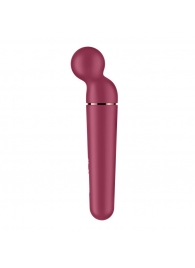 Малиновый вибромассажер Planet Wand-er - Satisfyer