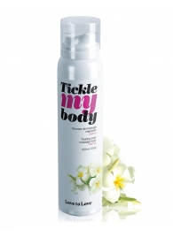 Массажная хрустящая пенка Tickle My Body Monoi с ароматом моной - 150 мл. - Love to Love - купить с доставкой в Северодвинске