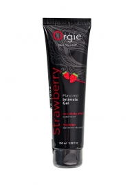 Интимный гель на водной основе Lube Tube Strawberry с клубничным вкусом - 100 мл. - ORGIE - купить с доставкой в Северодвинске