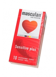 Презервативы Masculan Sensitive plus - 10 шт. - Masculan - купить с доставкой в Северодвинске