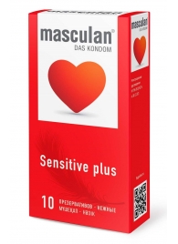 Презервативы Masculan Sensitive plus - 10 шт. - Masculan - купить с доставкой в Северодвинске