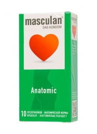 Презервативы анатомической формы Masculan Anatomic - 10 шт. - Masculan - купить с доставкой в Северодвинске