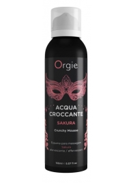 Хрустящая пенка для массажа Orgie Acqua Croccante Sakura с ароматом сакуры - 150 мл. - ORGIE - купить с доставкой в Северодвинске