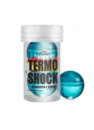 Интимный гель Termo Shock Hot Ball с разогревающе-покалывающим эффектом (2 шарика по 3 гр.) - HotFlowers - купить с доставкой в Северодвинске