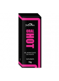 Гель для оральных ласк Oral Hot с согревающим эффектом - 15 гр. - HotFlowers - купить с доставкой в Северодвинске