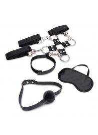 Набор для фиксации из 7 предметов Hogtie   Ball Gag Kit - Lux Fetish - купить с доставкой в Северодвинске