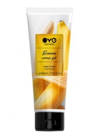 Лубрикант на водной основе OYO Aroma Gel Banana с ароматом банана - 75 мл. - OYO - купить с доставкой в Северодвинске