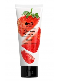 Лубрикант на водной основе OYO Aroma Gel Strawberry с ароматом клубники - 75 мл. - OYO - купить с доставкой в Северодвинске