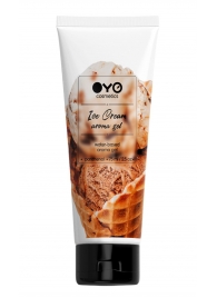 Лубрикант на водной основе OYO Aroma Gel Ice Cream с ароматом пломбира - 75 мл. - OYO - купить с доставкой в Северодвинске