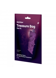 Фиолетовый мешочек для хранения игрушек Treasure Bag XL - Satisfyer - купить с доставкой в Северодвинске