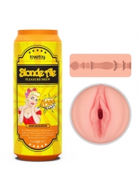 Телесный мастурбатор-вагина Pleasure Brew Masturbator-Blond Ale в банке - Lovetoy - в Северодвинске купить с доставкой