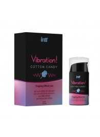 Жидкий вибратор Vibration Cotton Candy с ароматом сахарной ваты - 15 мл. - INTT - купить с доставкой в Северодвинске