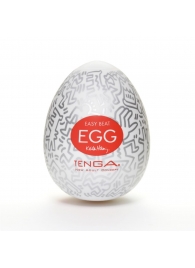 Мастурбатор-яйцо Keith Haring EGG PARTY - Tenga - в Северодвинске купить с доставкой