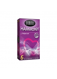 Презервативы с рёбрышками Domino Harmony - 6 шт. - Domino - купить с доставкой в Северодвинске