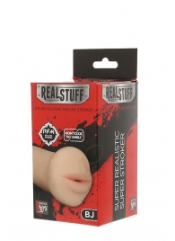 Нежный мастурбатор-ротик REALSTUFF 5INCH MASTURBATOR BJ - Dream Toys - в Северодвинске купить с доставкой