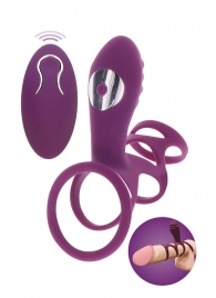 Фиолетовая эрекционная вибронасадка Halo Halo C-Ring Sleeve - Toy Joy - в Северодвинске купить с доставкой