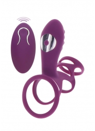 Фиолетовая эрекционная вибронасадка Halo Halo C-Ring Sleeve - Toy Joy - в Северодвинске купить с доставкой