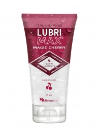 Интимный гель-смазка на водной основе Lubrimax Magic Cherry - 75 мл. - ИнтелБИО - купить с доставкой в Северодвинске