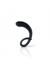 Черный массажер простаты Curving Curt - 13 см. - MyStim - купить с доставкой в Северодвинске