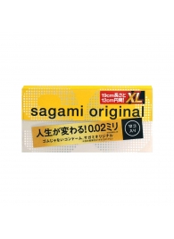 Презервативы увеличенного размера Sagami Original 0.02 XL-size - 12 шт. - Sagami - купить с доставкой в Северодвинске