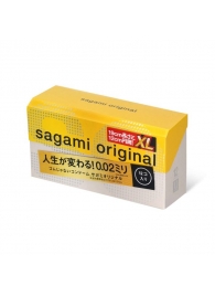 Презервативы увеличенного размера Sagami Original 0.02 XL-size - 12 шт. - Sagami - купить с доставкой в Северодвинске