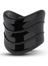 Черное эрекционное кольцо на мошонку Beef Ball Stretcher Snug X Long - Blush Novelties - в Северодвинске купить с доставкой