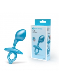 Голубая анальная пробка для массажа простаты Bulb Silicone Prostate Plug - 10,7 см. - b-Vibe - в Северодвинске купить с доставкой