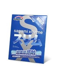 Презерватив Sagami Xtreme FEEL FIT 3D - 1 шт. - Sagami - купить с доставкой в Северодвинске