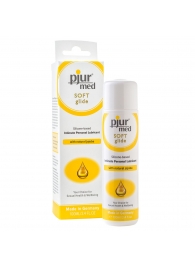 Силиконовый лубрикант с жожоба pjur MED Soft glide - 100 мл. - Pjur - купить с доставкой в Северодвинске