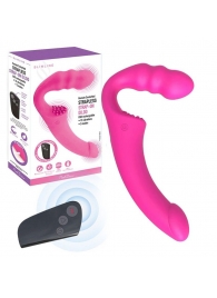 Розовый безремневой страпон Straples Strap-On Dildo - Erokay - купить с доставкой в Северодвинске