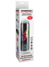 Перезаряжаемый мастурбатор-ротик Extreme Toyz Rechargeable Roto-Bator Mouth - Pipedream - в Северодвинске купить с доставкой