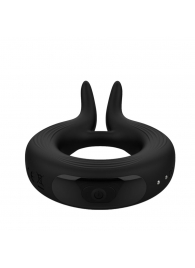 Черное эрекционное кольцо Marry Me Rechargeable Vibrating Cockring - Adrien Lastic - в Северодвинске купить с доставкой