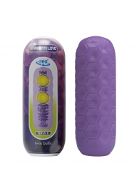 Фиолетовый мастурбатор Venus-X Twin balls - Baile - в Северодвинске купить с доставкой