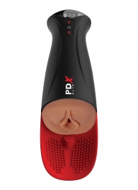 Мастурбатор-вагина в колбе с вибрацией Fuck-O-Matic Pro XL - Pipedream - в Северодвинске купить с доставкой