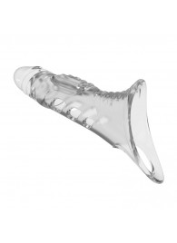 Прозрачная насадка на пенис - 22 см. - Baile - в Северодвинске купить с доставкой