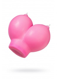 Розовая свеча «Сиськи» - 150 гр. - Pecado - купить с доставкой в Северодвинске