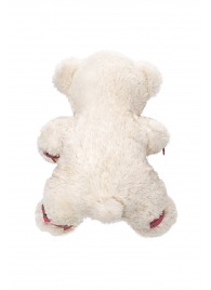 Бондажный набор: белый мишка с розовыми оковами и наручниками - Pecado - купить с доставкой в Северодвинске